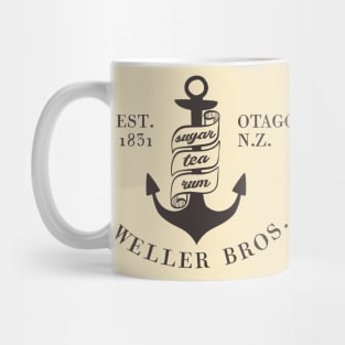 Weller Bros: Wellerman sea shanty logo (dark text) Mug